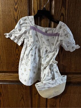 Girls size 4 Shabby Chic floral top and purse
